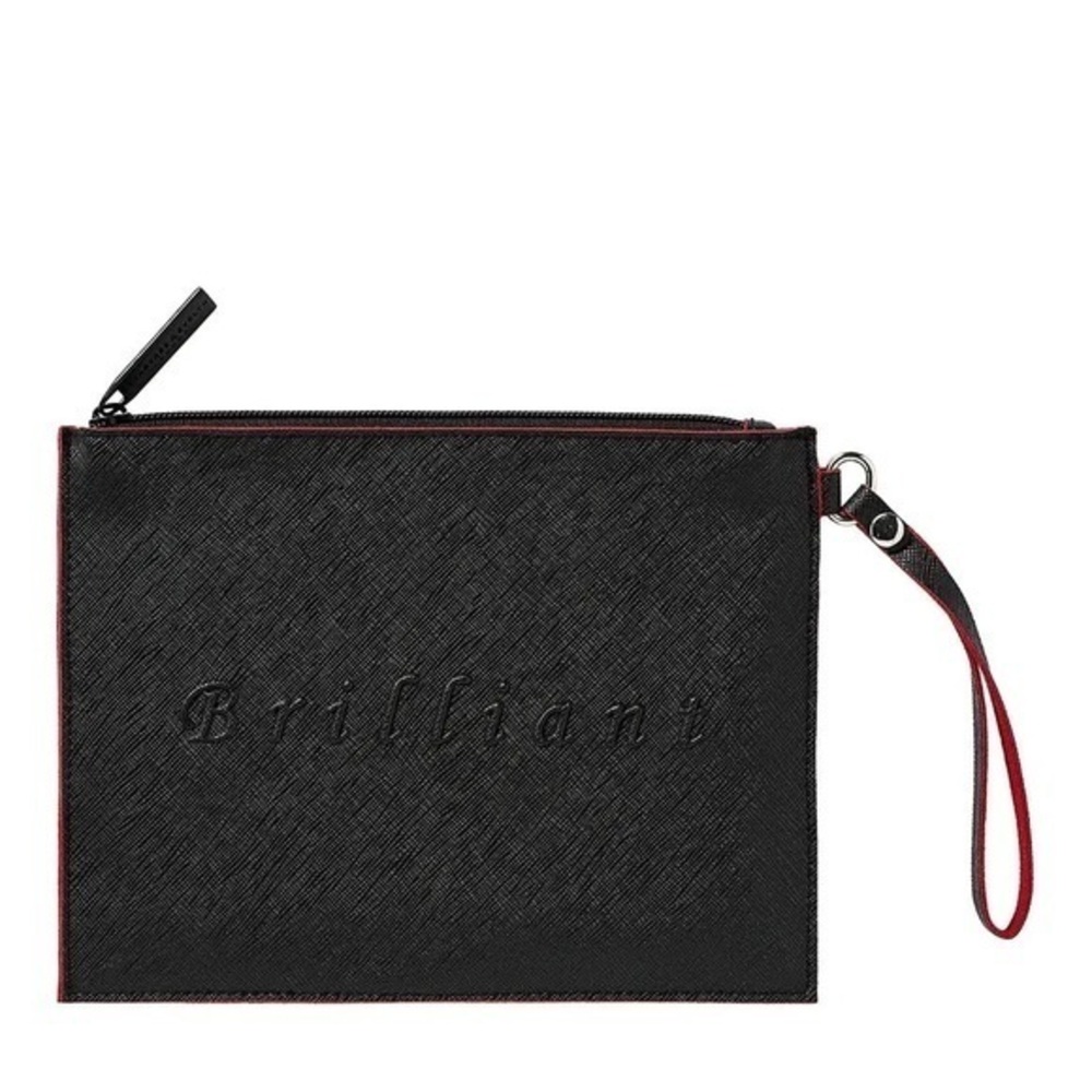 CRABTREE AND EVELYN Brilliant Black wristlet Bag NWT